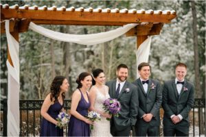 Wedgewood Black Forest wedding, Wedgewood Black Forest wedding party, Wedgewood Black Forest bridal party, Colorado Springs wedding, Colorado Springs bridal party, Wedgewood Black Forest winter wedding, Wedgewood Black Forest winter bridal party