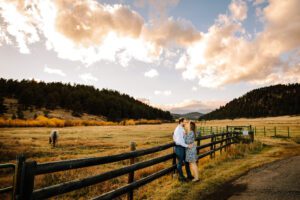 Deer Creek Valley Ranch Engagement Session in Bailey, Colorado